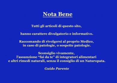 Nota bene - StudioNaturopatia GuidoParente