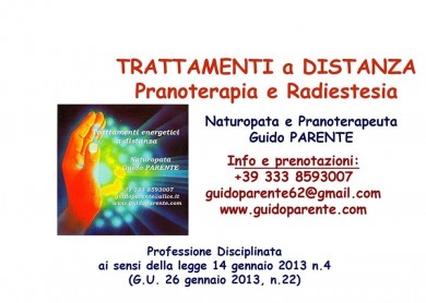 Trattamenti a distanza di Radiestesia - StudioNaturopatiaGuidoParente