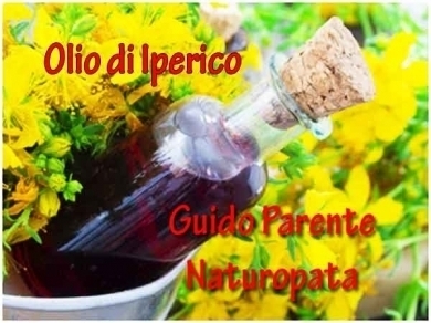 Olio di Iperico o Erba di San Giovanni  Hypericum Perforatum - StudioNaturopatiaGuidoParente