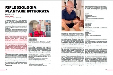Articolo Riflessologia Plantare - CRIROMA MAGAZINE - StudioNaturopatiaGuidoParente