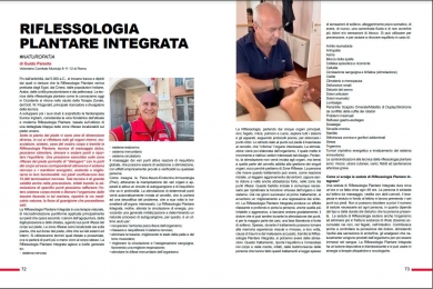 Articolo Riflessologia Plantare - CRIROMA MAGAZINE - StudioNaturopatia GuidoParente