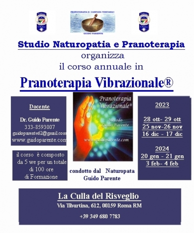 Corso Pranoterapia Vibrazionale®  2023 - 2024 - StudioNaturopatiaGuidoParente