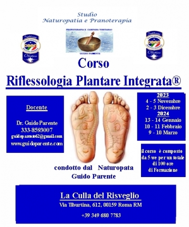 Master in  Riflessologia Plantare Integrata® 2023-2024 - StudioNaturopatiaGuidoParente