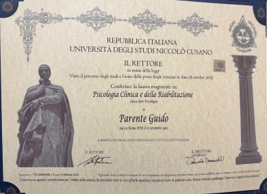 Laurea in Psicologia Magistrale Lm51 - StudioNaturopatia GuidoParente