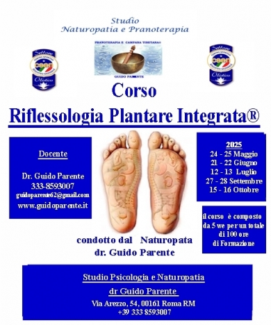 Master in  Riflessologia Plantare Integrata® 2025 - StudioNaturopatia GuidoParente