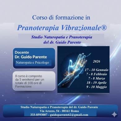 Corso Pranoterapia Vibrazionale®  2025 - StudioNaturopatia GuidoParente