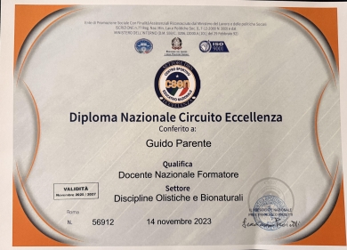 Docente Formatore Nazionale CSEN - StudioNaturopatia GuidoParente